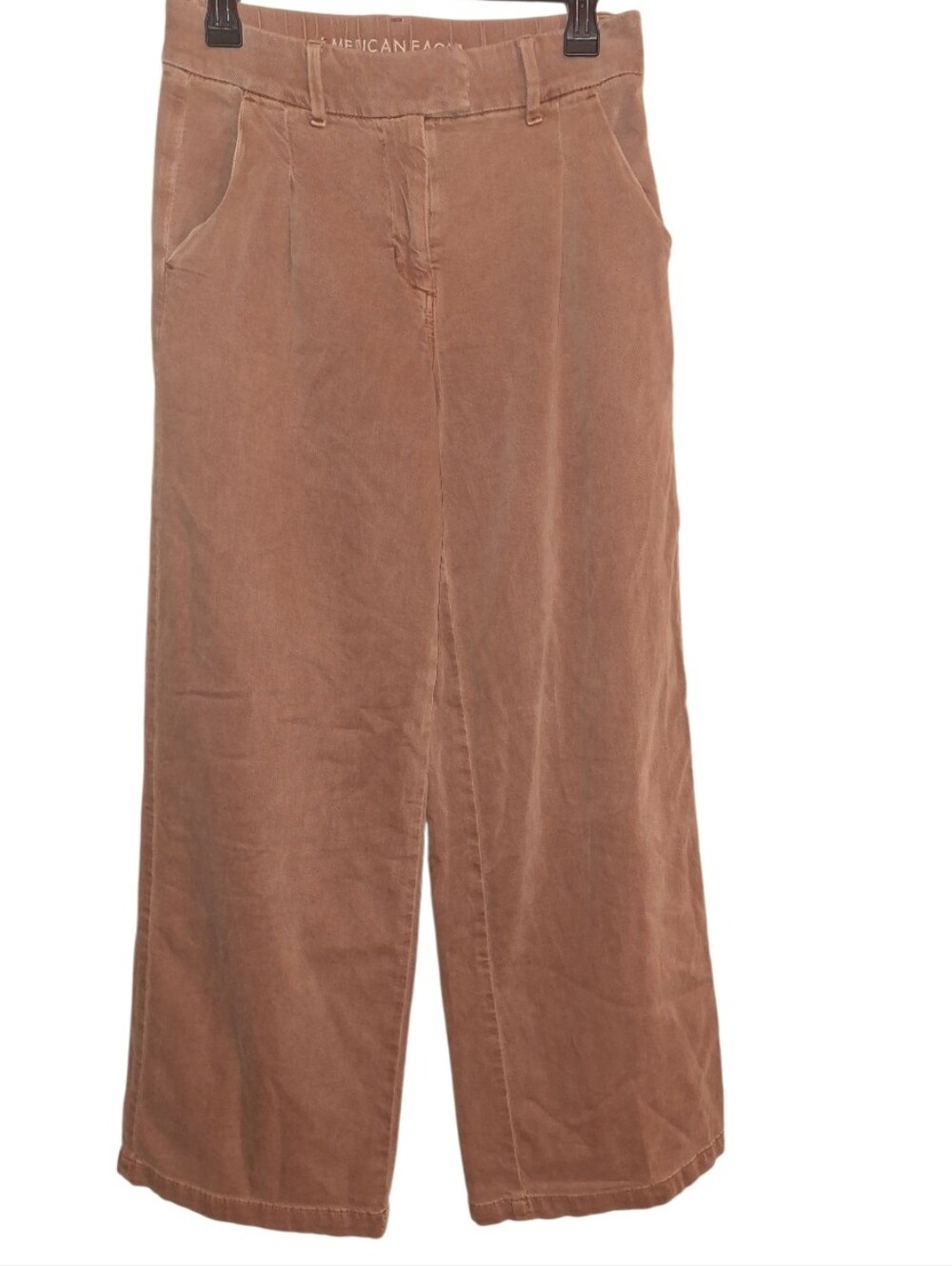 American Eagle Soft Stretch Wide Leg Trouser Pants Size 2 Long